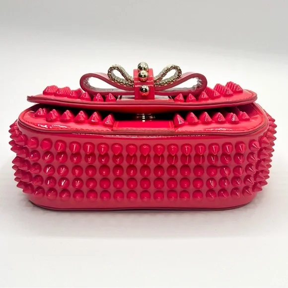 Christian Louboutin Mini Sweet Charity Crossbody Bag with Studded Spikes - EUC - Picture 7 of 15